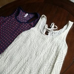 💎3/$12 Tank top bundle set of 2 Lauren Conrad and Xhilaration
